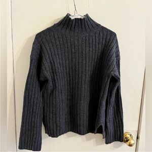 Alex Mill Charcoal Mockneck Sweater S size